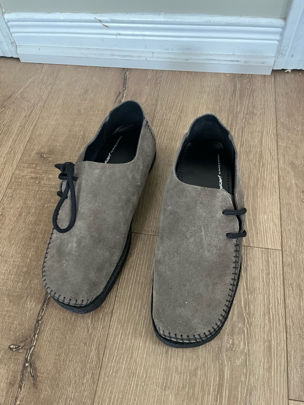 Suede Casual Lace-Up Suede Shoes /  Green